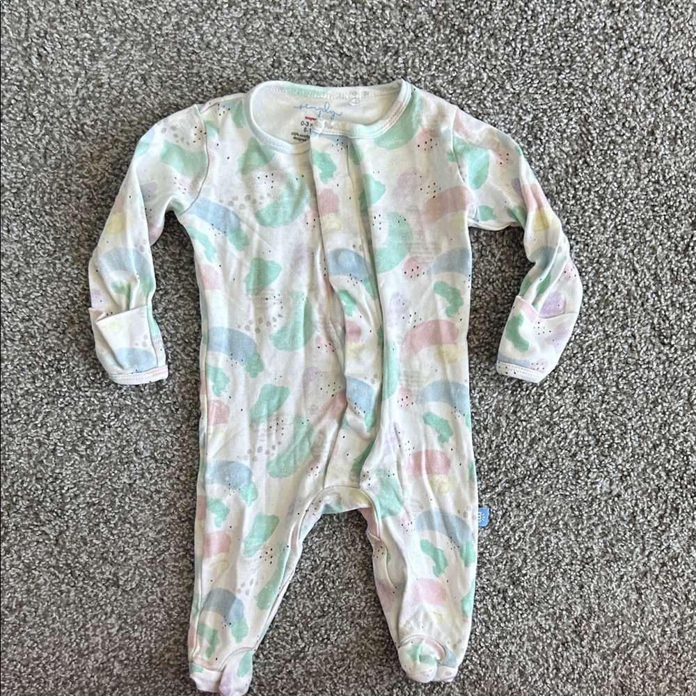 Magnetic Me Pastel Patterned Kids Footie